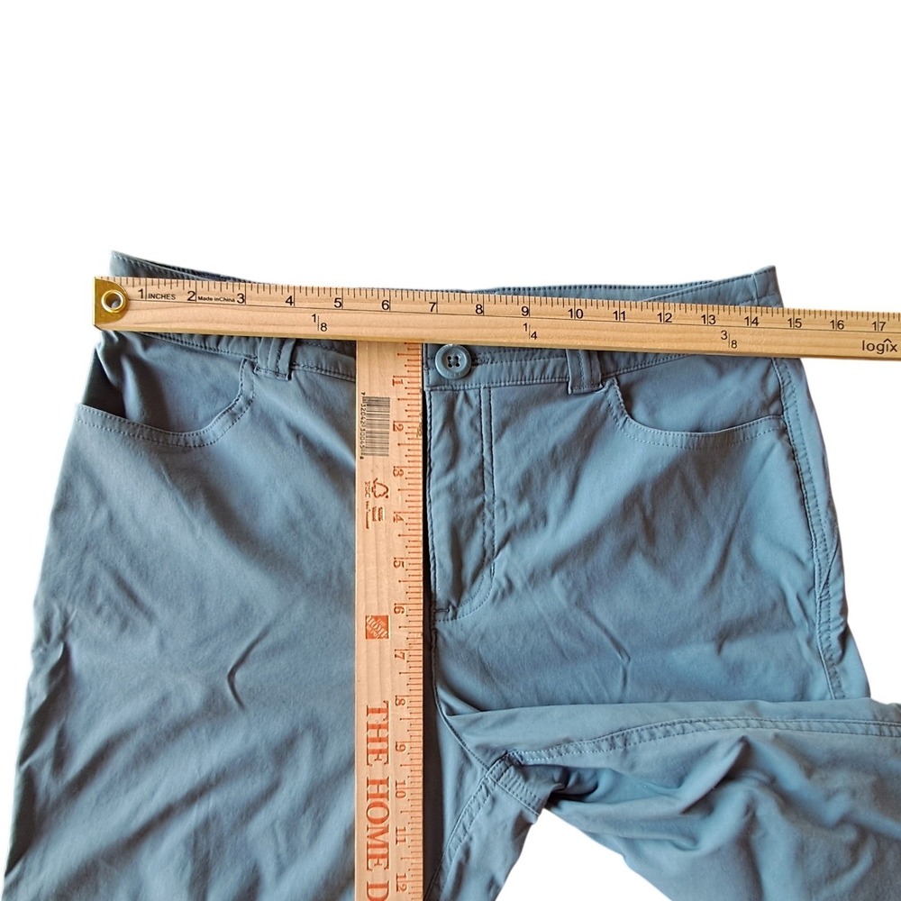 Eddie Bauer WR Tech Capri Pants Womens 6 Blue Gray Hiking Outdoor C1361054 - Picture 3 of 8